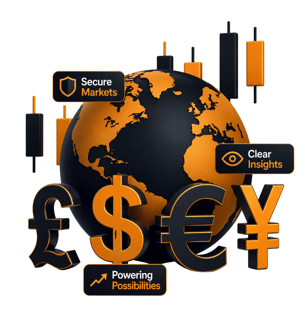 Global market activity visual